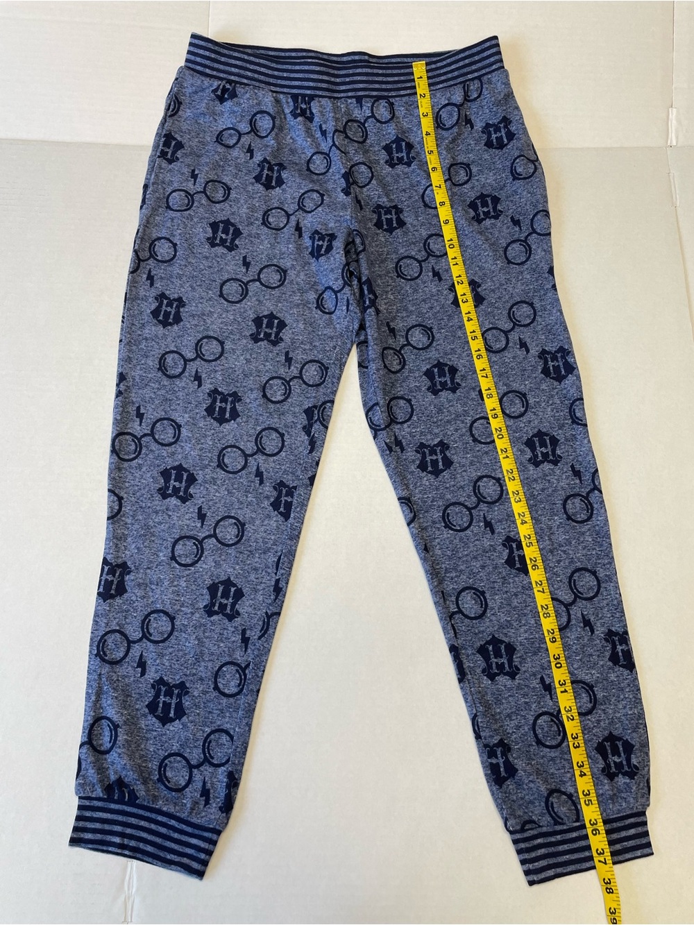 Hairy Potter Women’s Medium Pajamas Set Blue Wizarding World Top Shirt Joggers - Picture 15 of 15